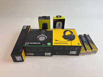 (NY) Parti med diverse gamingtillbehör, Corsair