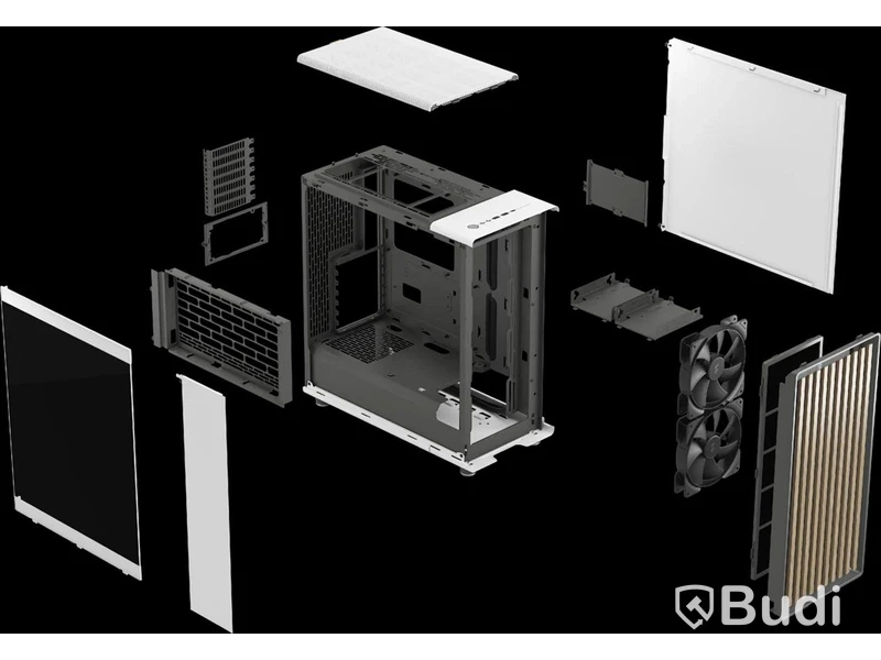 Datorchassi Fractal Design North Vit TG