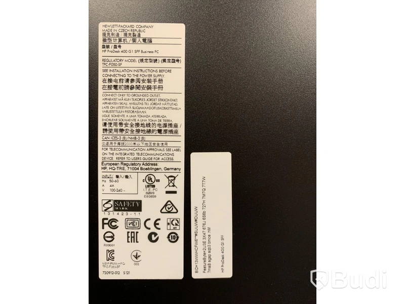 HP Prodesk 400 GI SFF OBS! Rensad & Saknar operativsystem