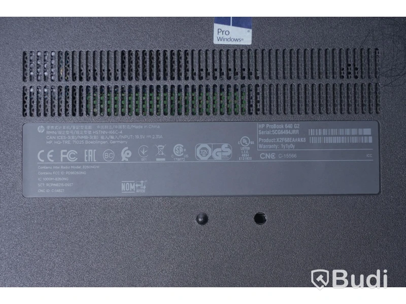 Dator - HP Probook 640 G2. Saknar laddare
