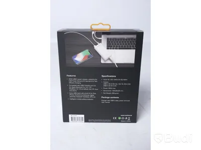Laddare - MACLINE, 90W, USB-C och 2,4 USB-A Port