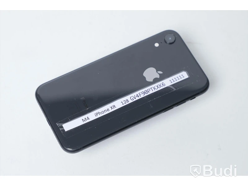 iPhone XR 128GB - Batterihälsa: 99 procent, Skärmen har sprickor samt repor