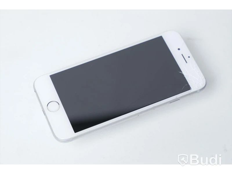 iPhone 6S 64GB - Batterihälsa: 96 procent, Skärmen har sprickor samt repor