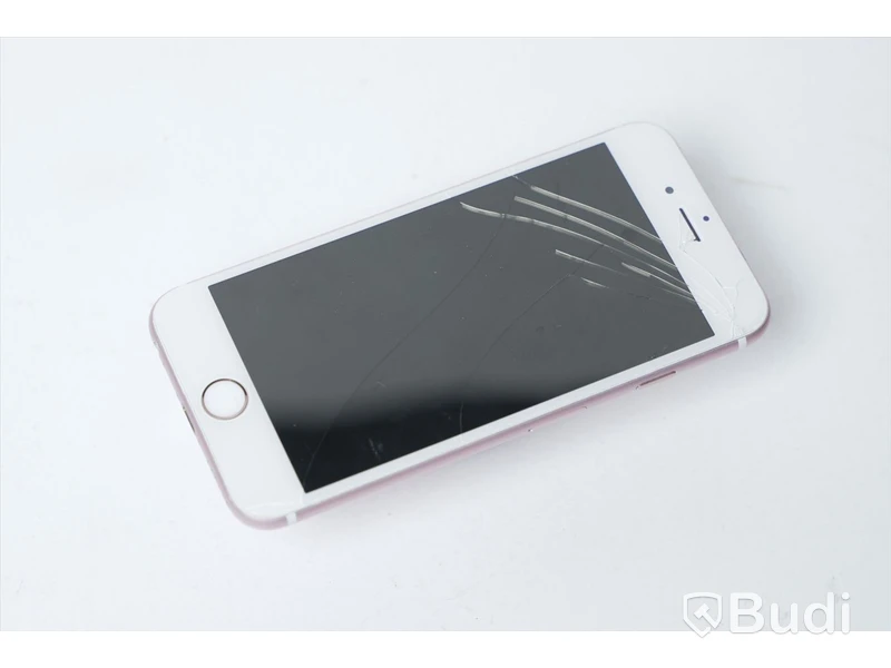 iPhone 6S 64GB - Batterihälsa: 79 procent, Skärmen har sprickor samt repor