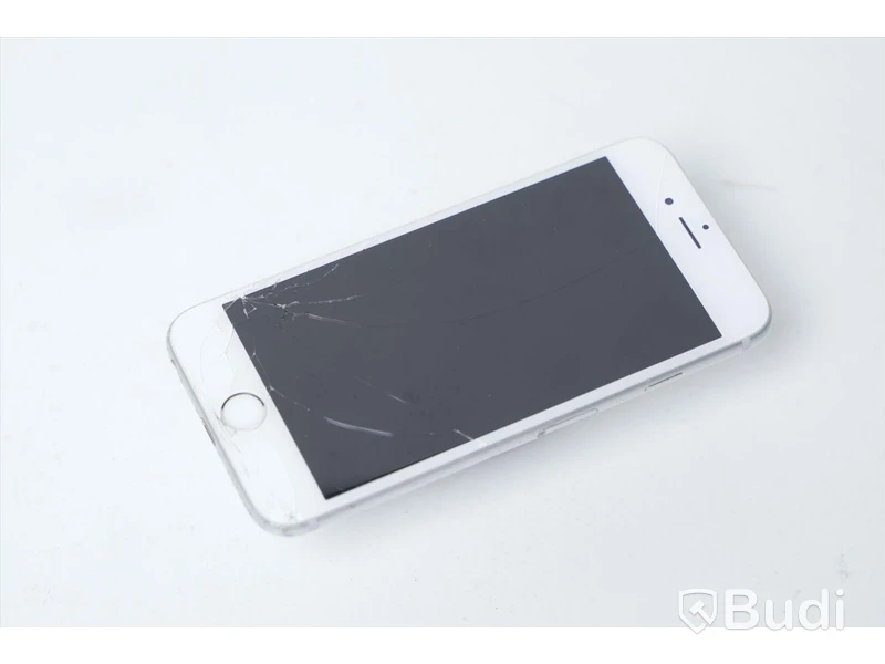 iPhone 6S 64GB - Batterihälsa: 73 procent, Skärmen har sprickor samt repor