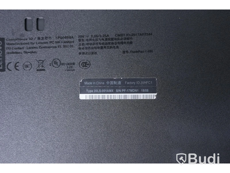 Lenovo Thinkpad L480, laddare ingår ej