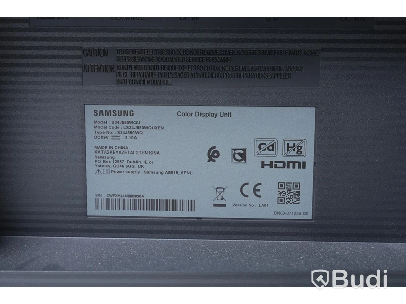 Datorskärm - SAMSUNG S34J550WQU