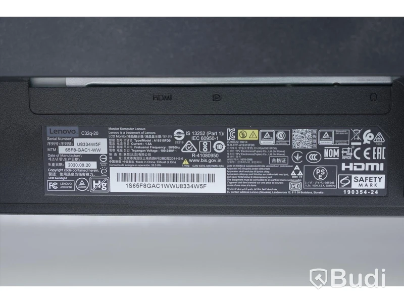 Datorskärm - Lenovo C32q-20