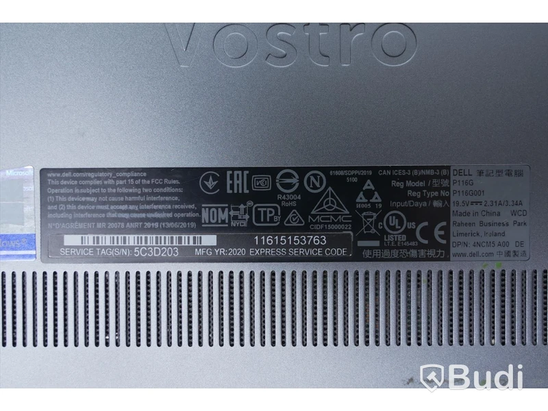 Dell Vostro 5490, inget operativsystem