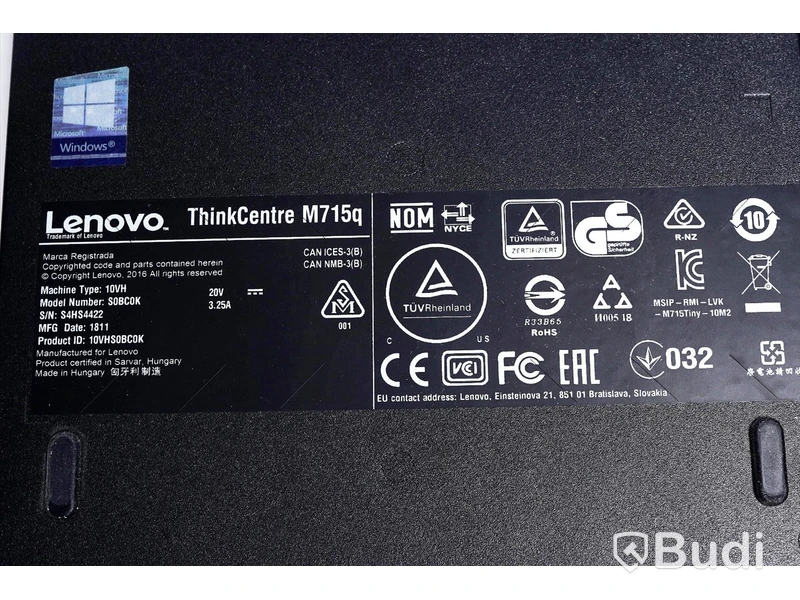 Dator - Lenovo Thinkcentre M715q OBS! Saknar strömkabel.