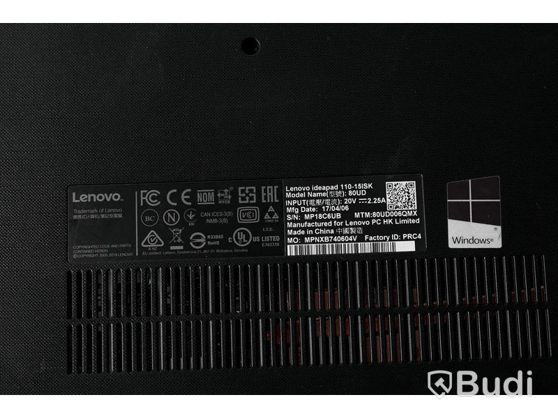 Bärbar dator - Lenovo IdeaPad 110-15 isk - säljes utan kabel