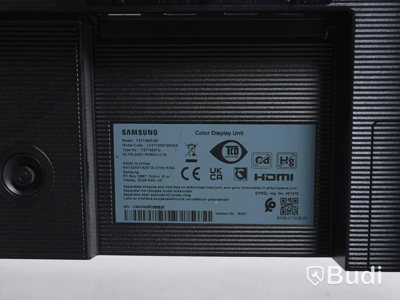 Datorskärm Samsung F27T452FQR 27" LED-skärm, Ord. pris inkl. moms: ca 2000 kr