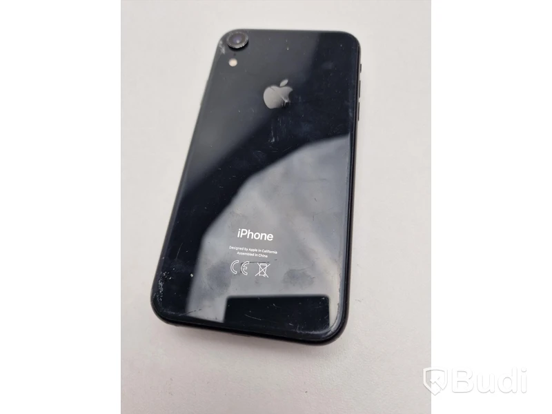 iPhone Xr -64 GB, 64 procent batterihälsa OBS! Sprucken baksida, utan laddare