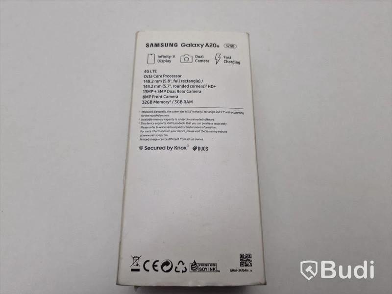 Samsung Galaxy A20e 32GB i obruten förpackning