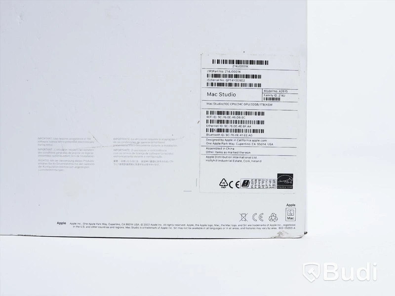 Dator Apple Mac Studio 2022