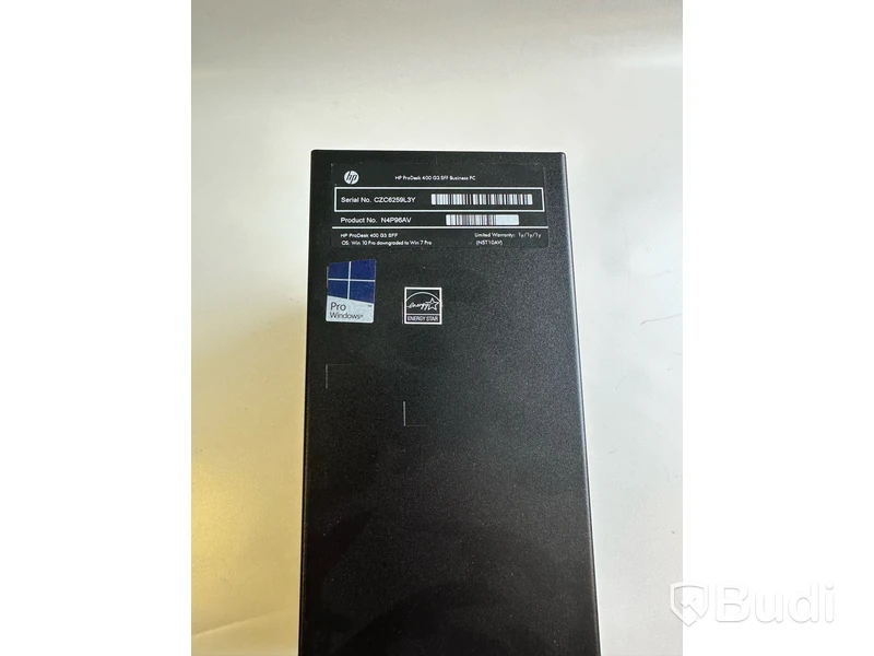 Dator HP ProDesk 400 G3 SFF. OBS! INGET OS.
