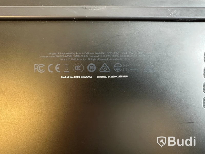 Dator Razer Blade 15 (2021) inkl. laddare.