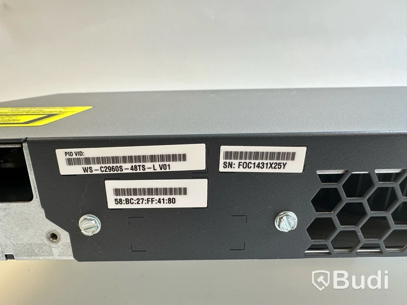 Cisco Catalyst 2960-S Switch.