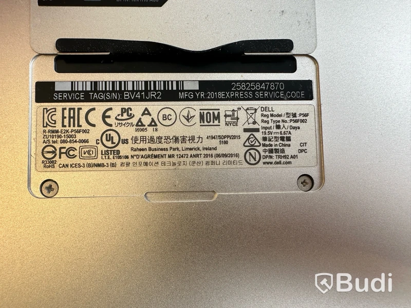 Dator Dell XPS 15 9570 inkl laddare.