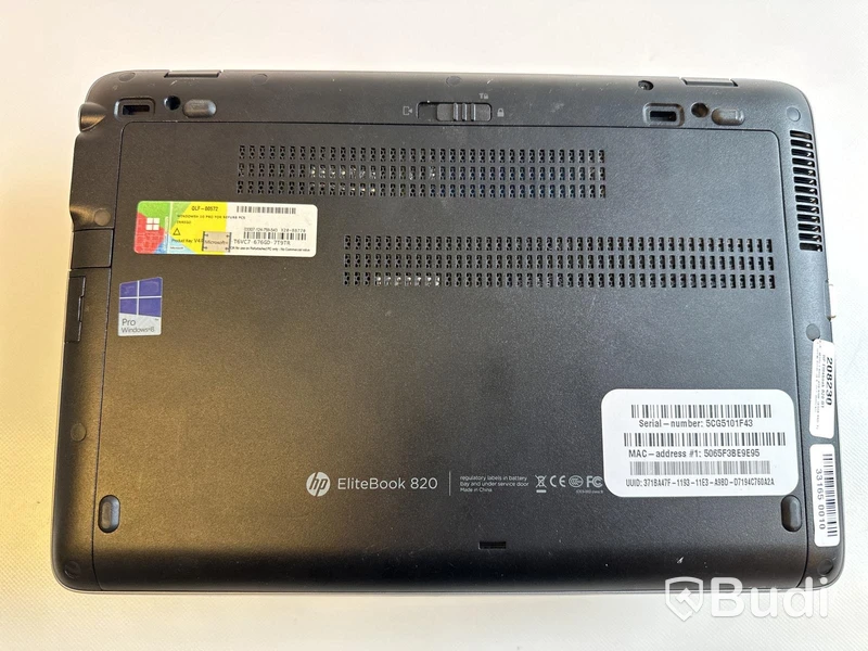 Dator HP EliteBook 820 G1 inkl laddare. OBS! Inget OS.