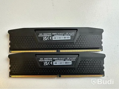 Datorkomponent Corsair Vengeance 2x16GB DDR5 5200MHz Ram.