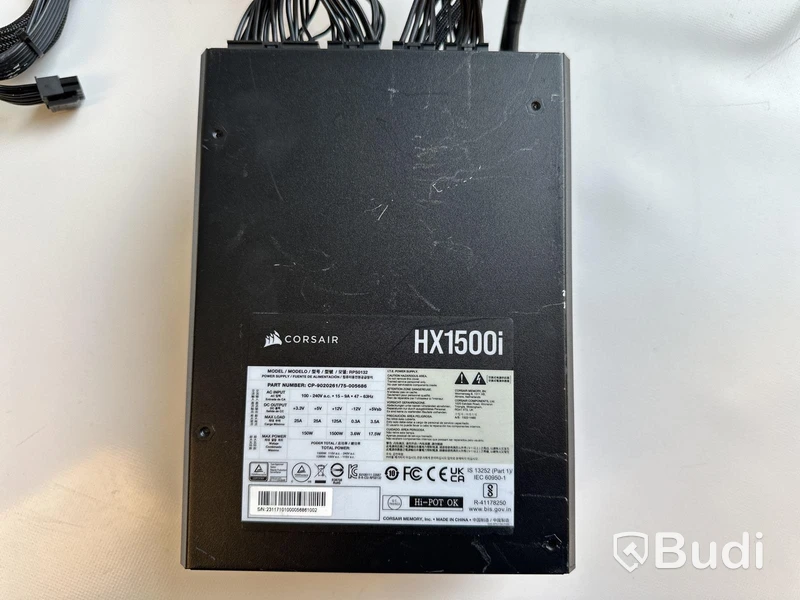 Corsair HX1500i Nätaggregat 1500W.