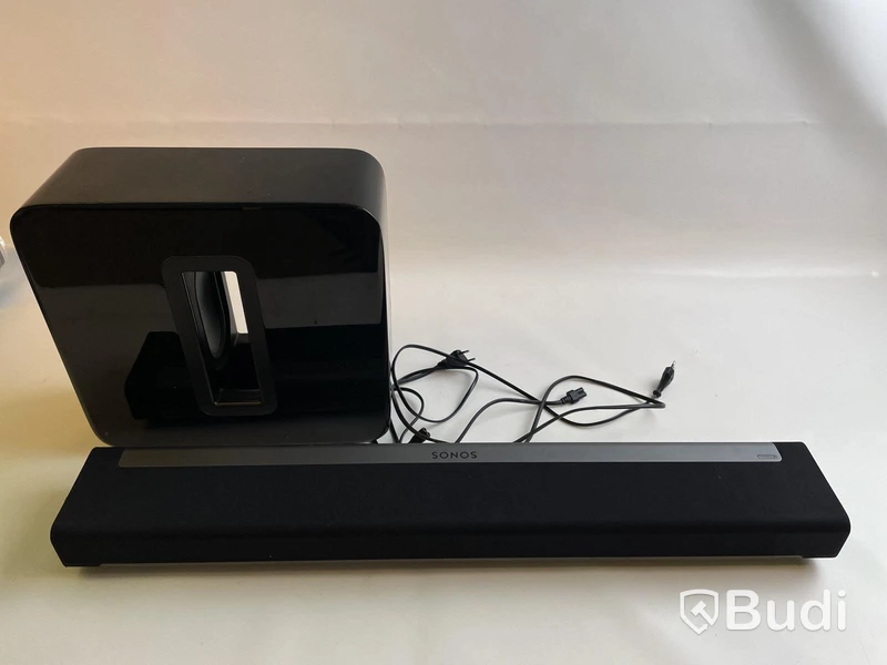 Högtalare Sonos Playbar och Sonos Subwoofer Gen 2.