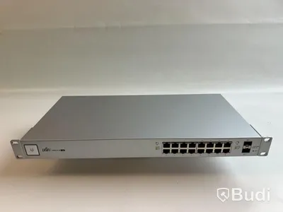 UniFi Switch 16 150W inkl. strömkabel.