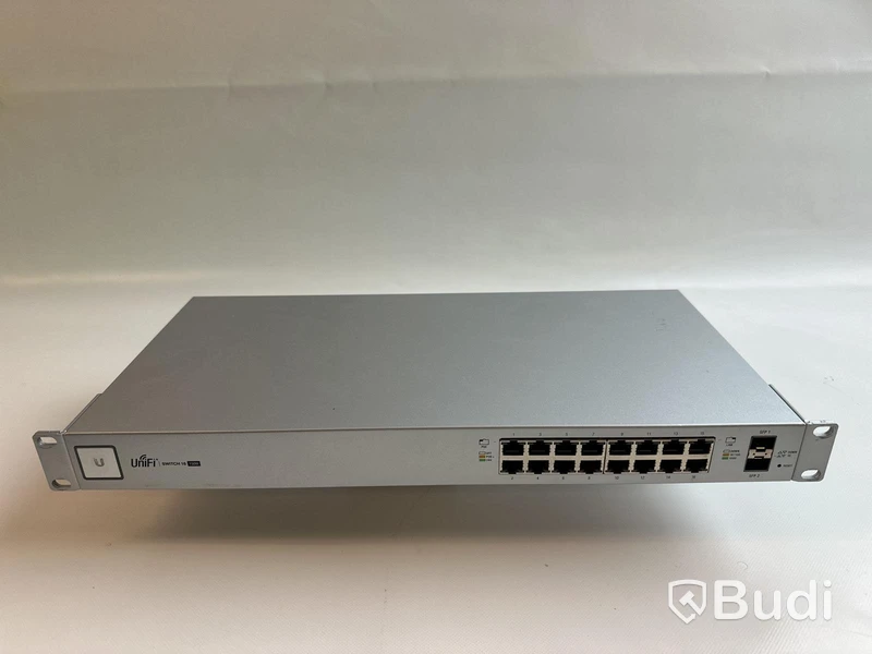 UniFi Switch 16 150W inkl. strömkabel.