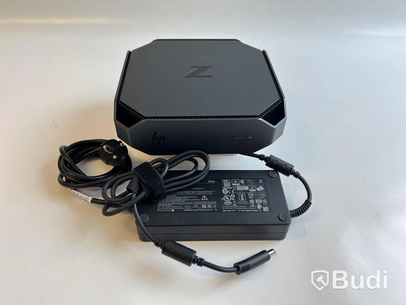 Dator HP Z2 Mini G5 Workstation inkl. laddare. OBS! Inget OS.