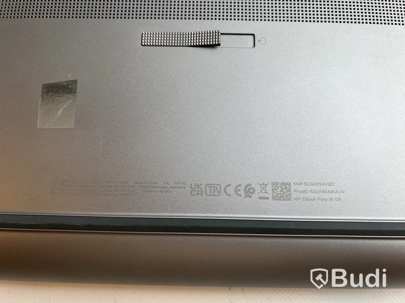 Dator HP ZBook Fury 16 G9. inkl. strömkabel och en HP dock