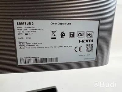 Välvd datorskärm Samsung C27F398