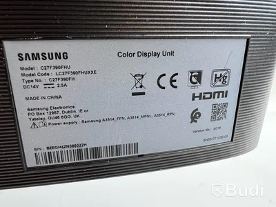 Välvd datorskärm Samsung C27F39FHU