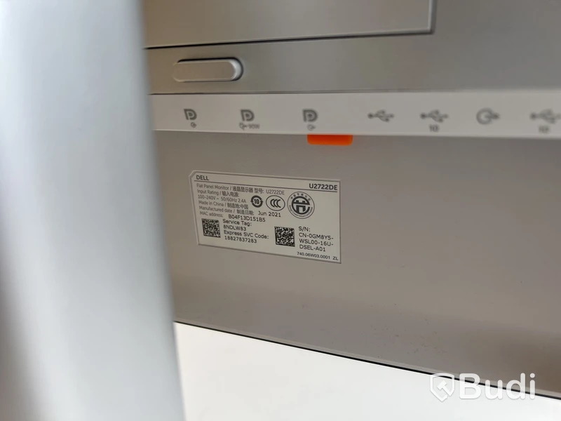 Datorskärm Dell UltraSharp U2722DE 27 tum QHD IPS