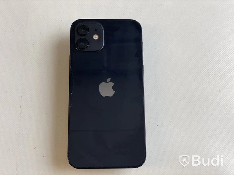 Mobil Apple iPhone 12 64GB. OBS! Sprucken baksida.