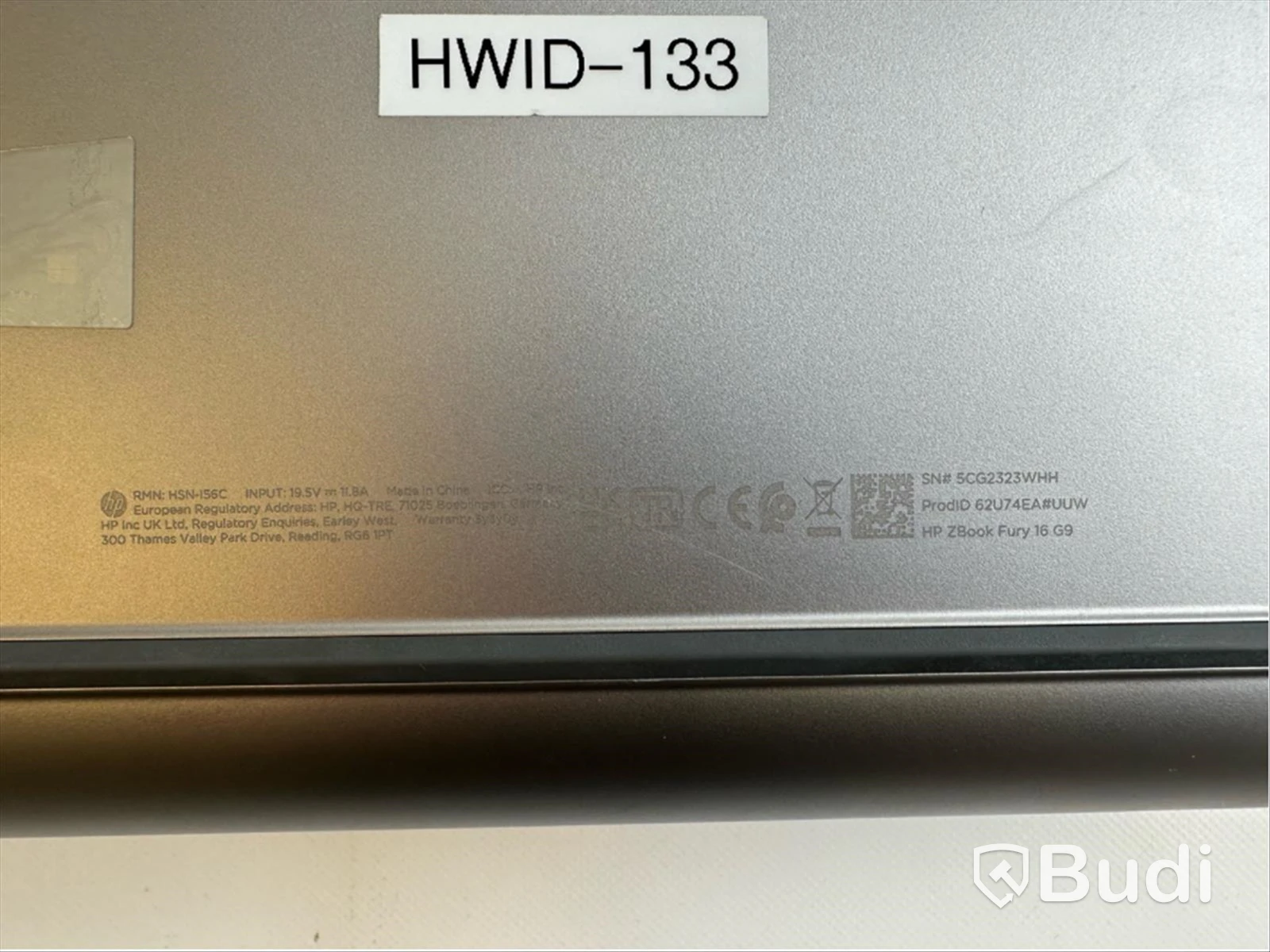 Dator HP ZBook Fury 16 G9 inkl. laddare. OBS! Inget OS.