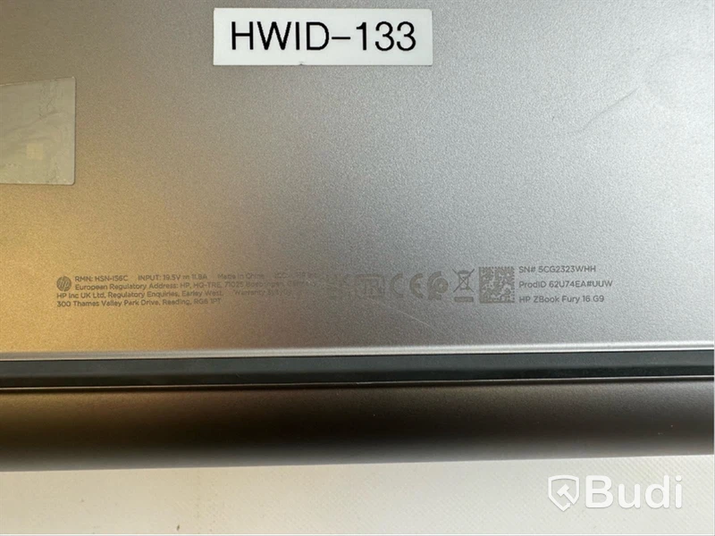 Dator HP ZBook Fury 16 G9 inkl. laddare. OBS! Inget OS.