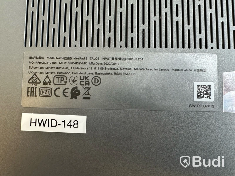 Dator Lenovo IdeaPad 3 16tum. OBS! Inget OS.