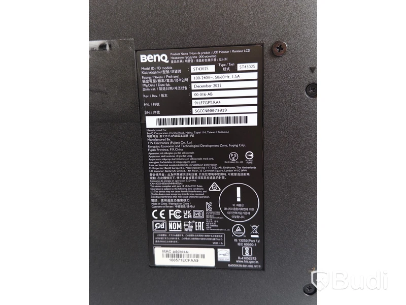 Skärm BenQ ST4302S 43 tum - Avtal A10099527