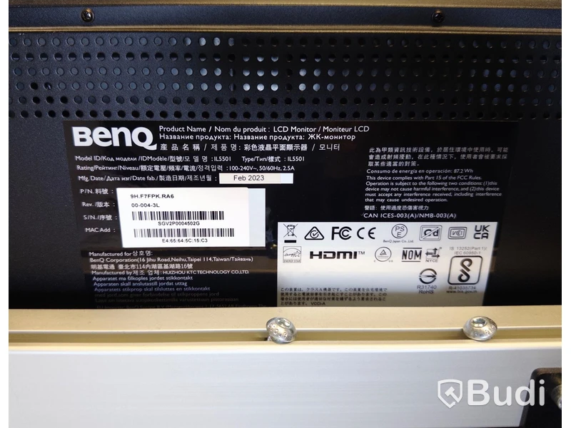 Skärm på stativ med hjul, BenQ IL5501 55-tum IR Touch - Avtal A10099527