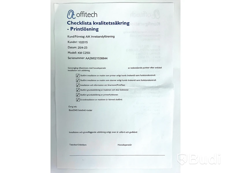 Skrivare/skanner/kopiator, Konica Minolta Bizhub C250i - Avtal A10099527
