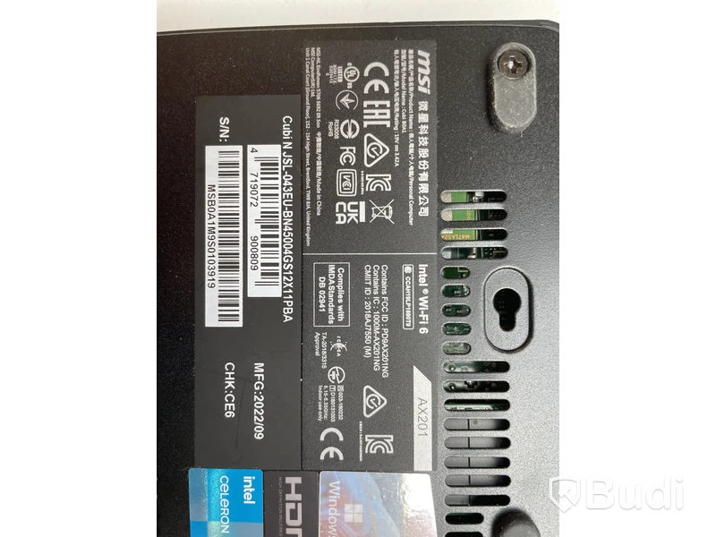 Dator MSI Cubi B0A1, inget OS. Avtal - A10099527