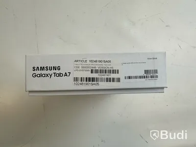 Surfplatta Samsung Galaxy Tab A7 inkl. laddare och micro SD 32 GB