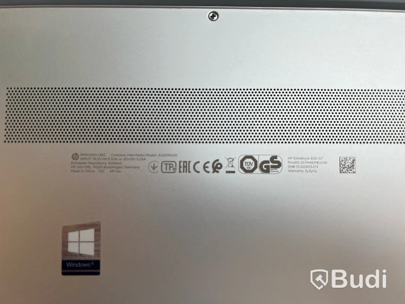 Dator Hp EliteBook 830 G7 Notebook PC inkl. laddare. Obs, Bios är låst.