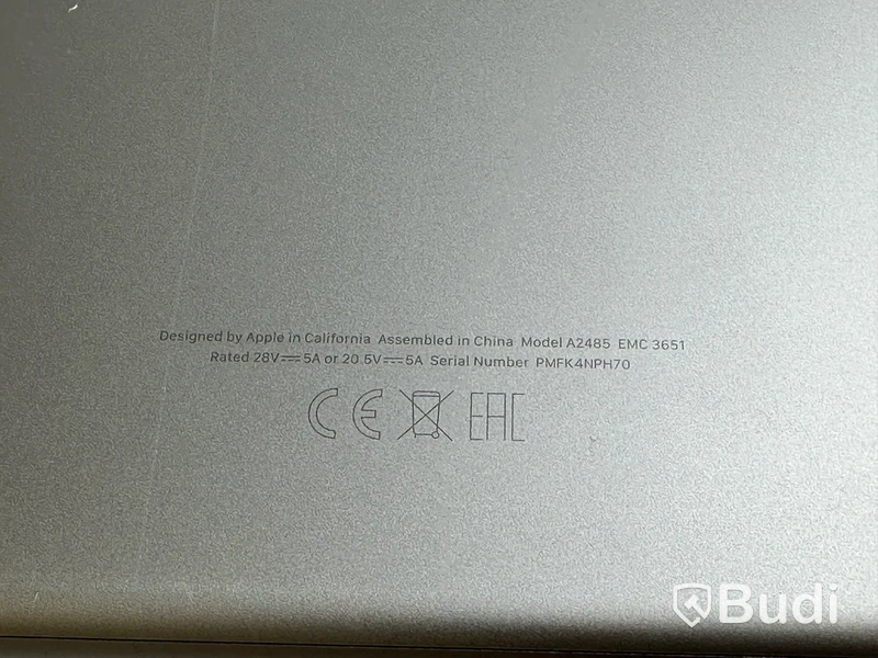 Dator Apple MacBook Pro M1 16 tum (2021) inkl. laddare.