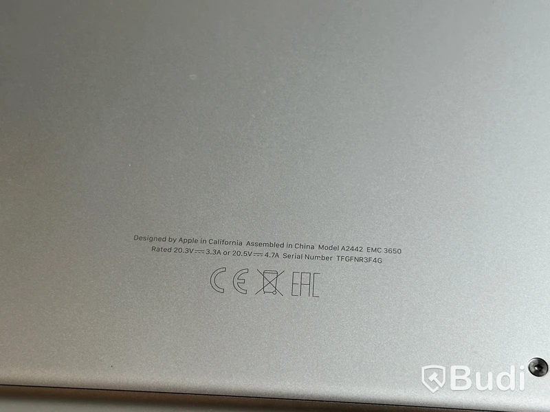 Dator Apple MacBook Pro M1 14 tum (2021) inkl. laddare.