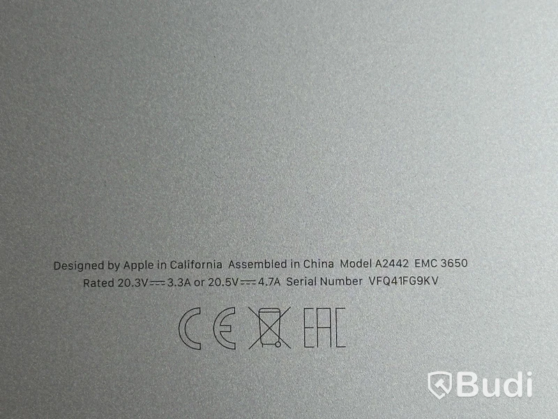 Dator Apple MacBook Pro M1 14 tum (2021) inkl. laddare.
