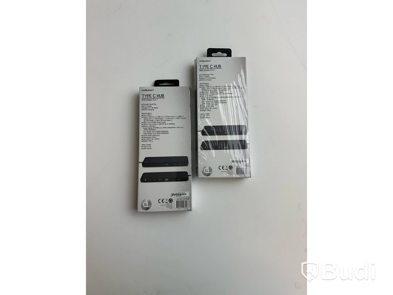 2 st. Type C Hub Multi-adapter 10-in-1
