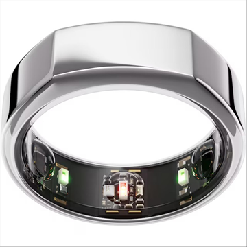 Smart ring, Oura Ring Gen3 Heritage, storlek 10 (silver).