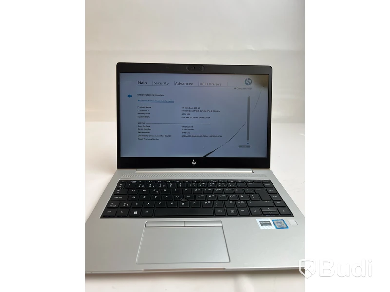 Dator HP EliteBook 840 G5. OBS! Inget OS och defekt skärm.